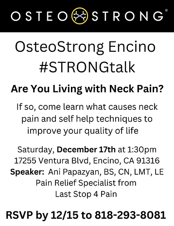 neck pain event