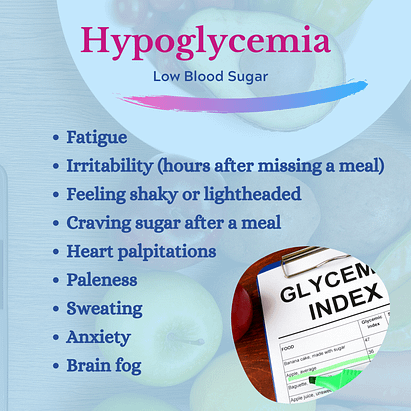 Blood sugar Hypoglycemia